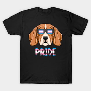 Beagles Transgender Flag Lgbt T-Shirt